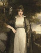 John Hoppner Portrait in oils of Eleanor Agnes Hobart oil painting on canvas